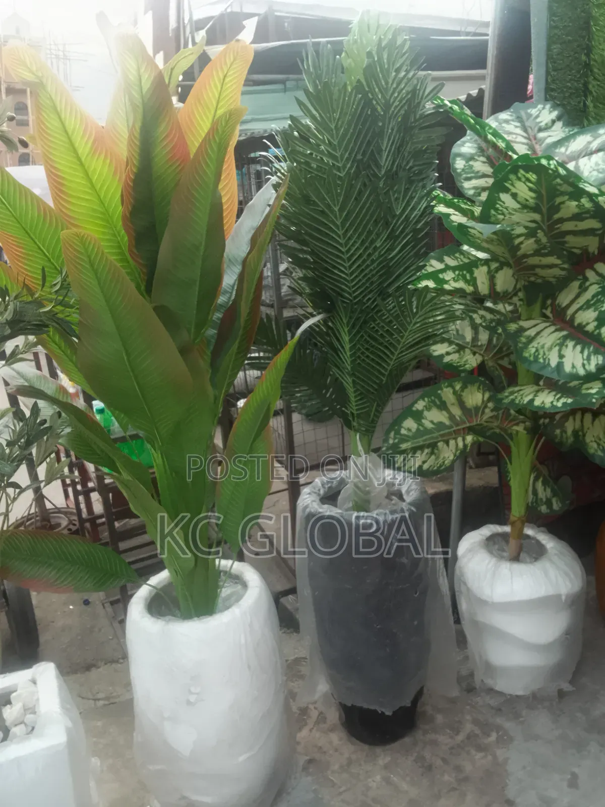 Artificial Flower and Vase for Outdoor and Indoor