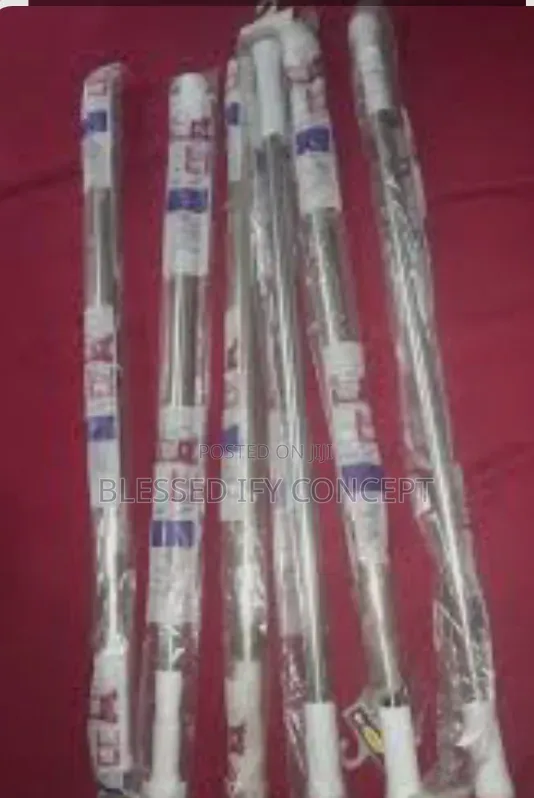Stainless Shower Curtain Rod, Adjustable Tension