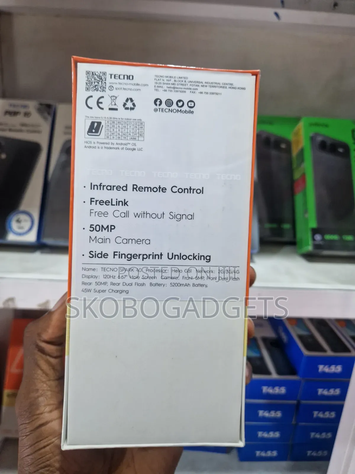 New Tecno Spark 40 128 GB Black
