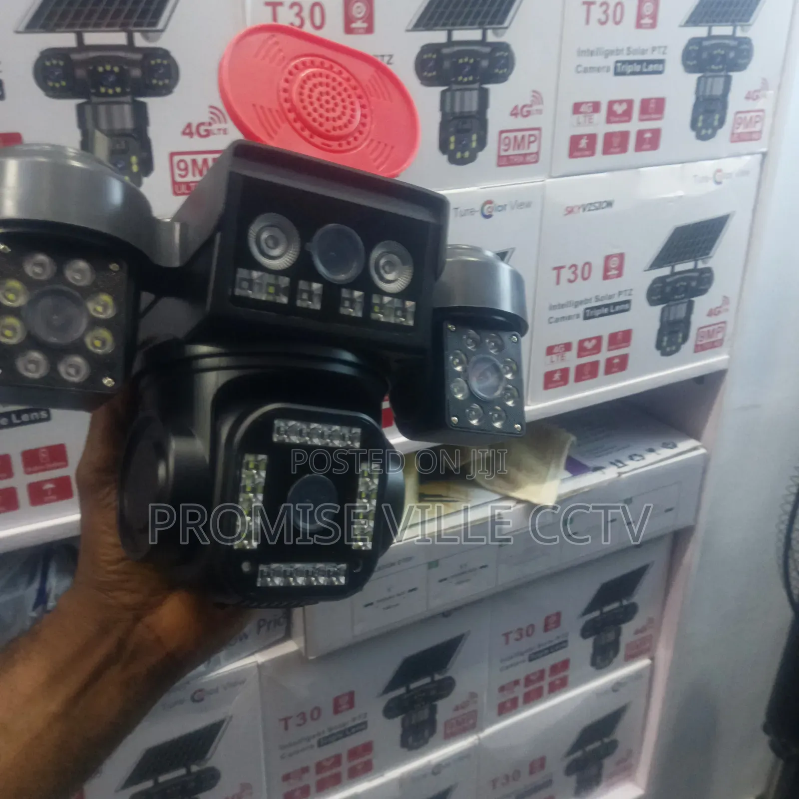4 Screen Solar Smart Camera