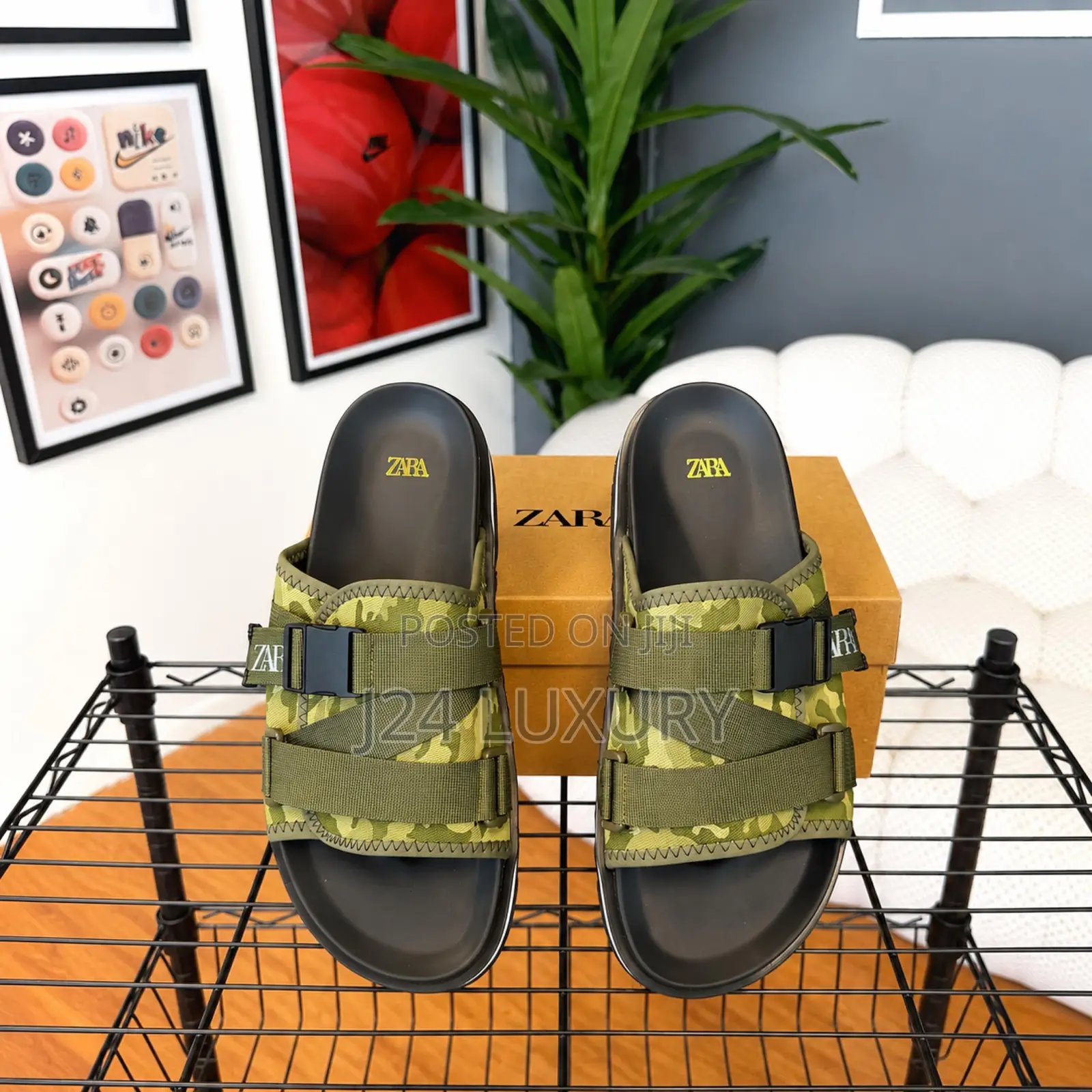 New Zara Camouflage Slide