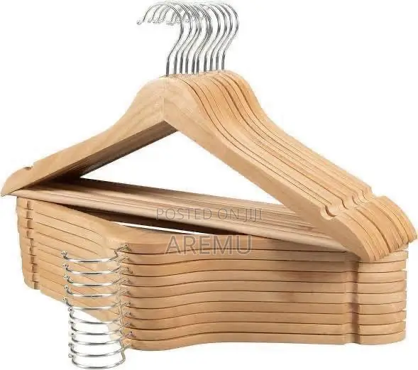 Wooden Cloth Hanger (Pack of 10)