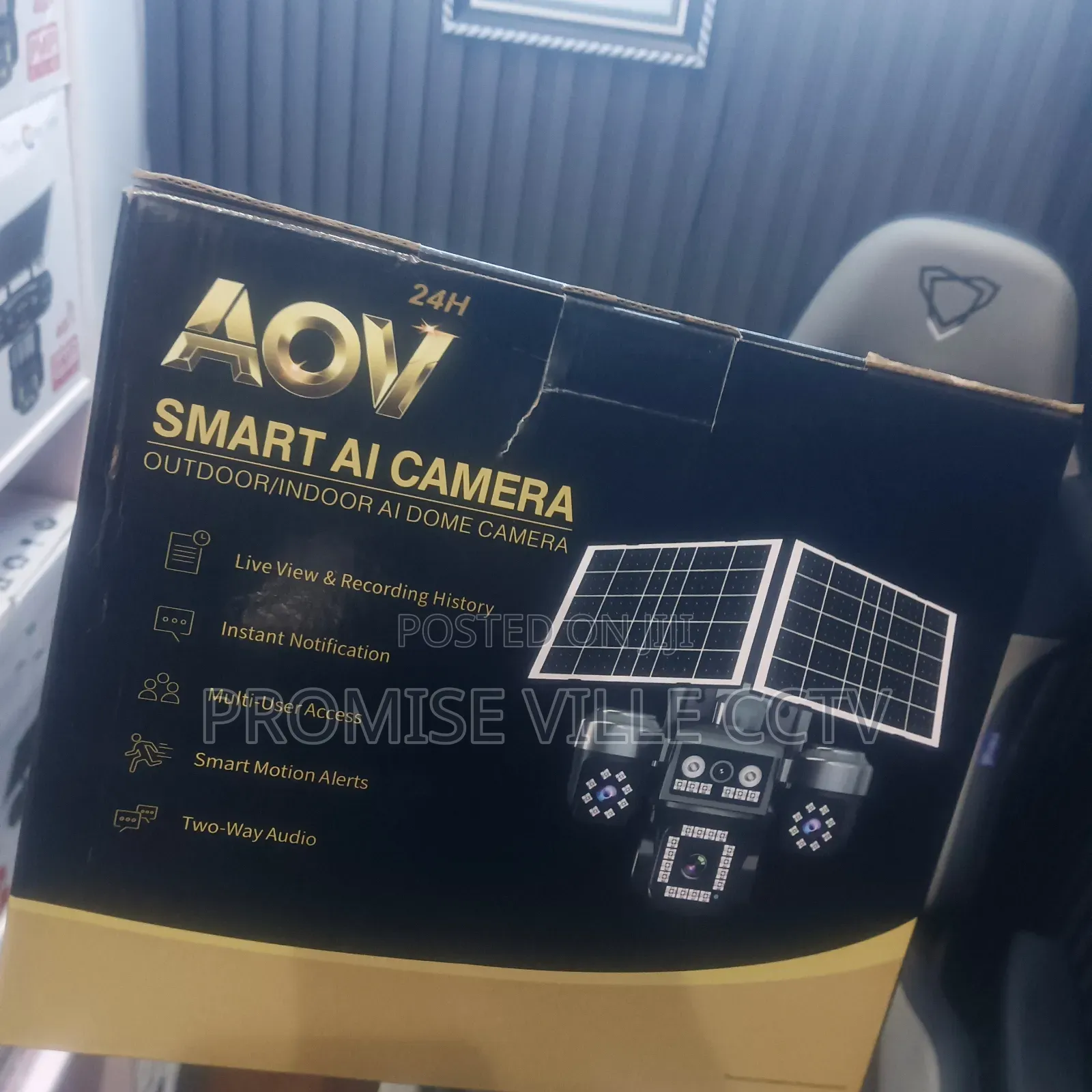 4 Views Solar CCTV