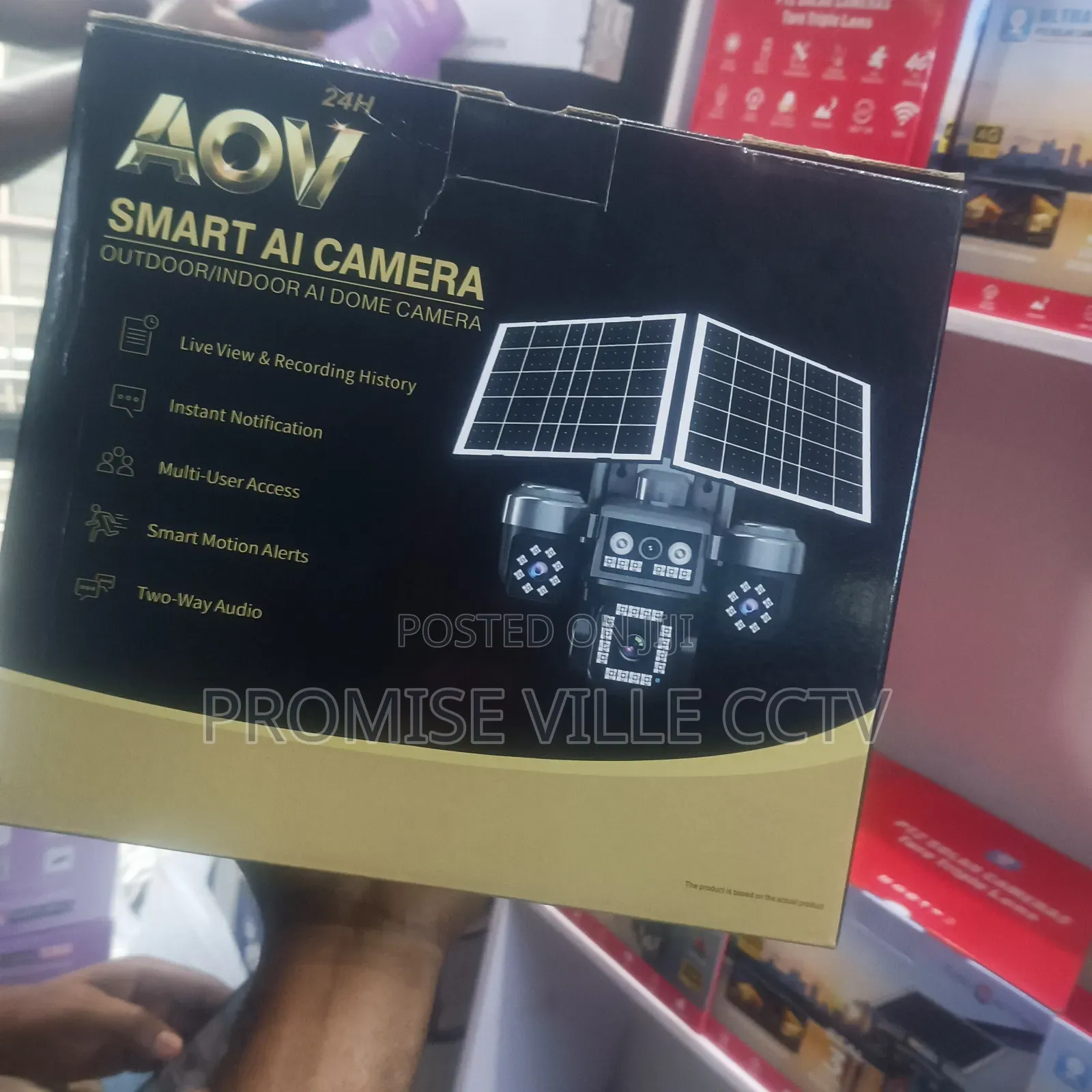 Intelligent 4 Lens CCTV