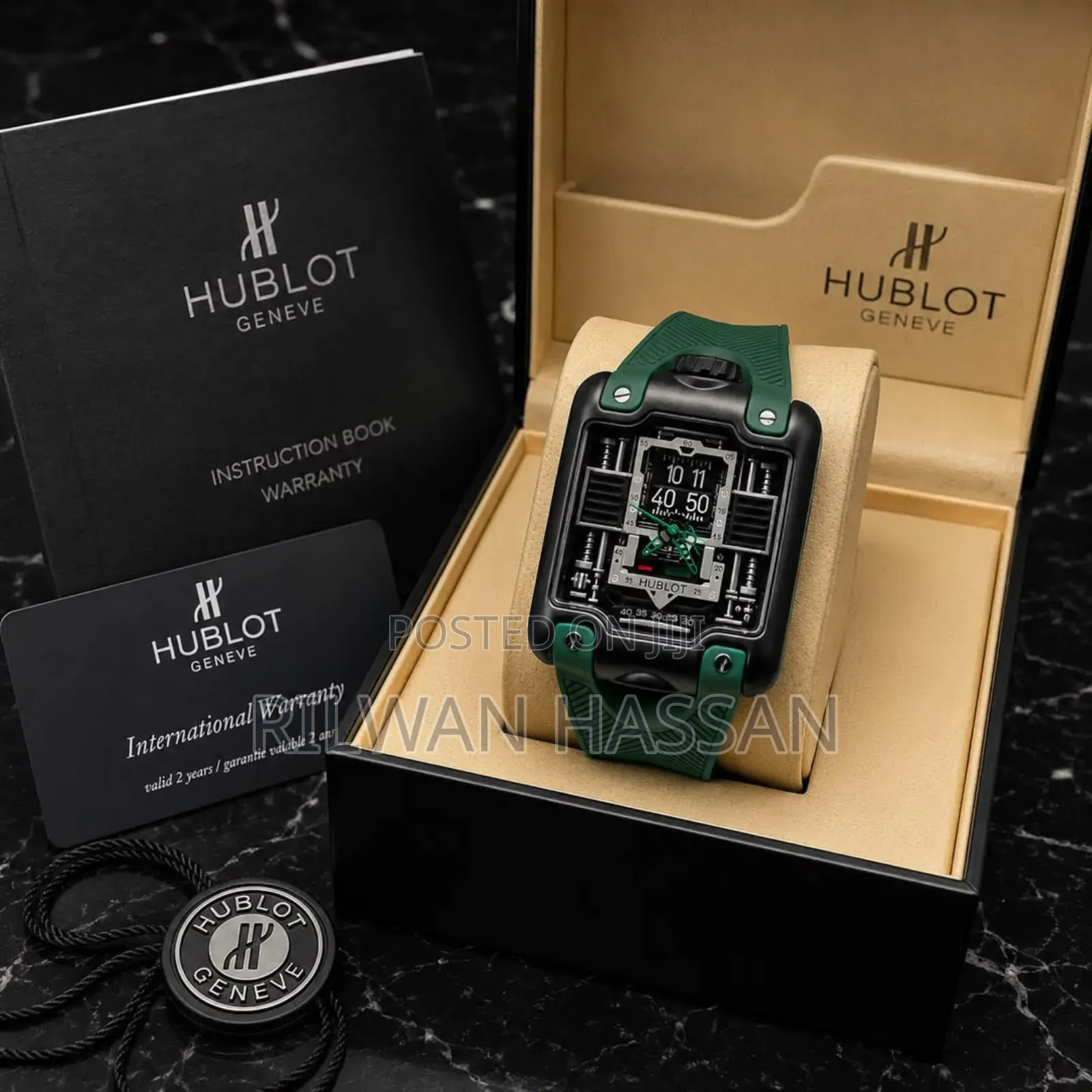 Hublot Geneve Bugose Rubber Strap