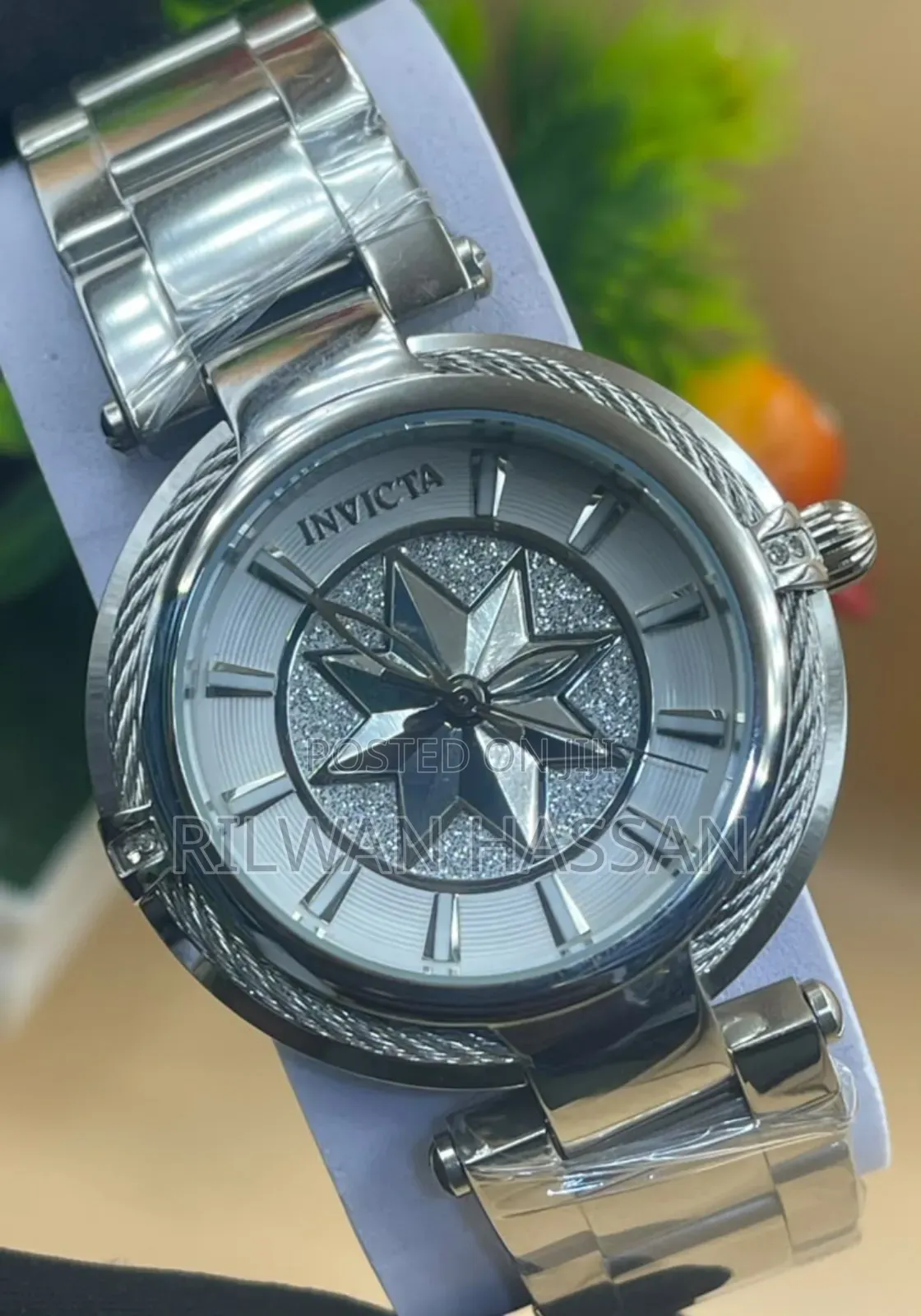 Invicta Stared Crested Stainless Steel