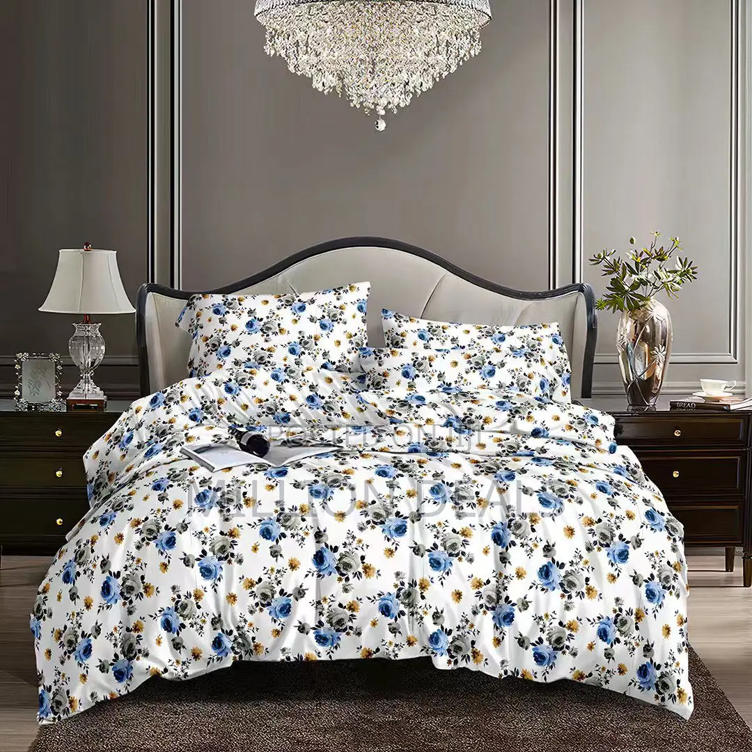 Stylish Classic Bedsheet Duvet Pillow Case Sets
