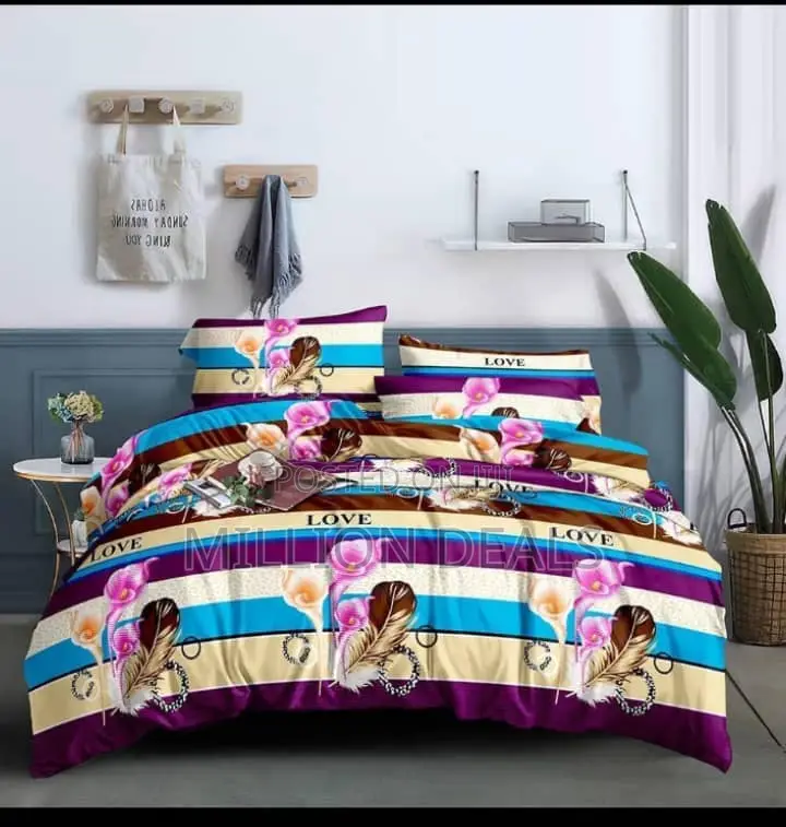 Stylish Classic Bedsheet Duvet Pillow Case Sets