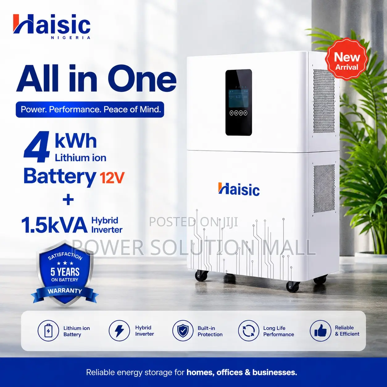 1.5KW With 4KWH HAISIC Solar Generator
