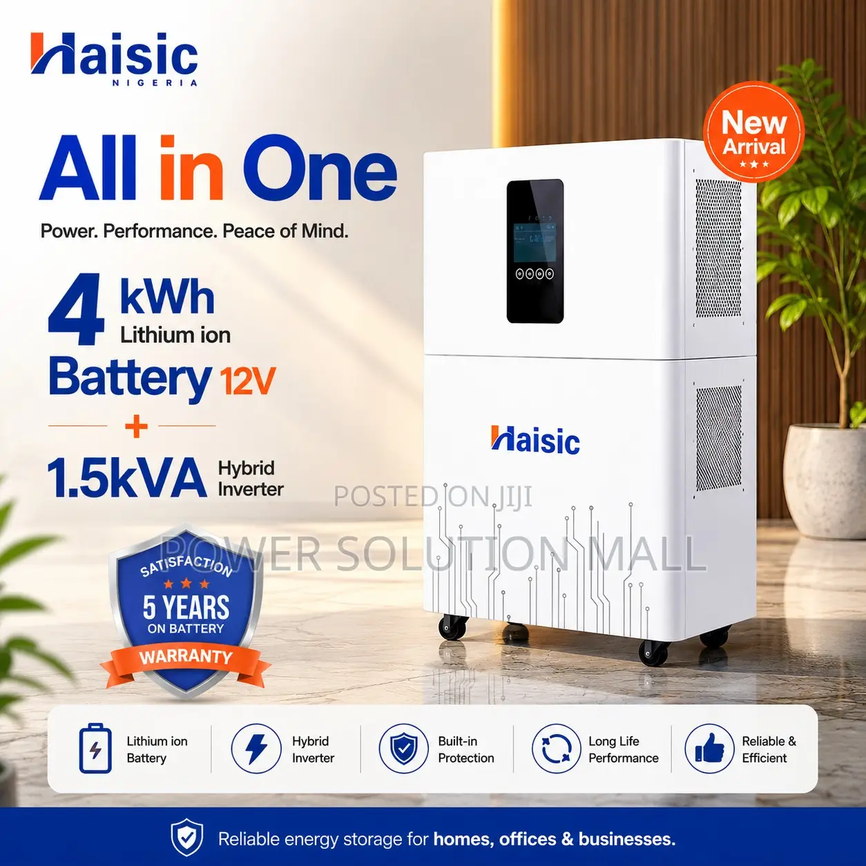 1.5KW With 4KWH HAISIC Solar Generator