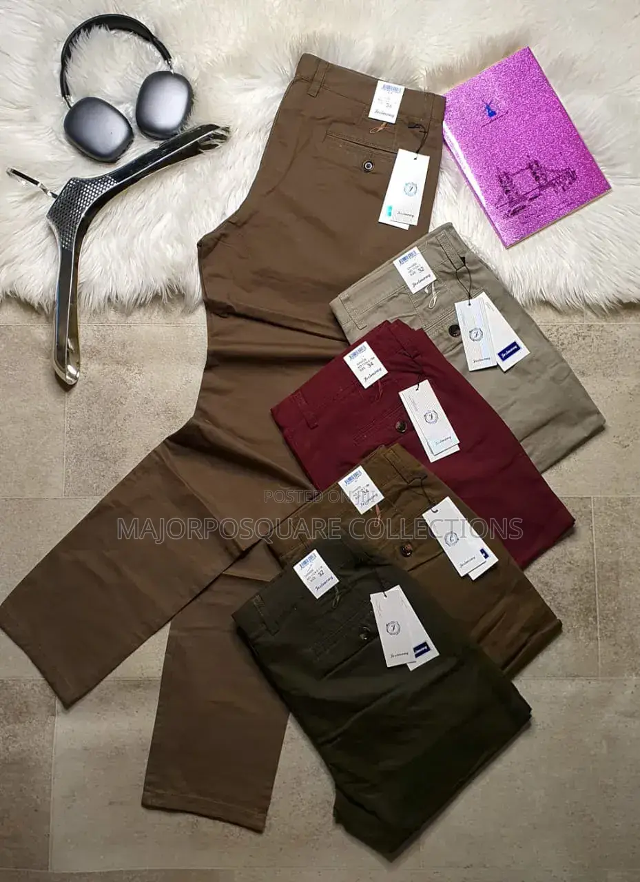Quality Men's Chinos Trousers – All Sizes Colors Available