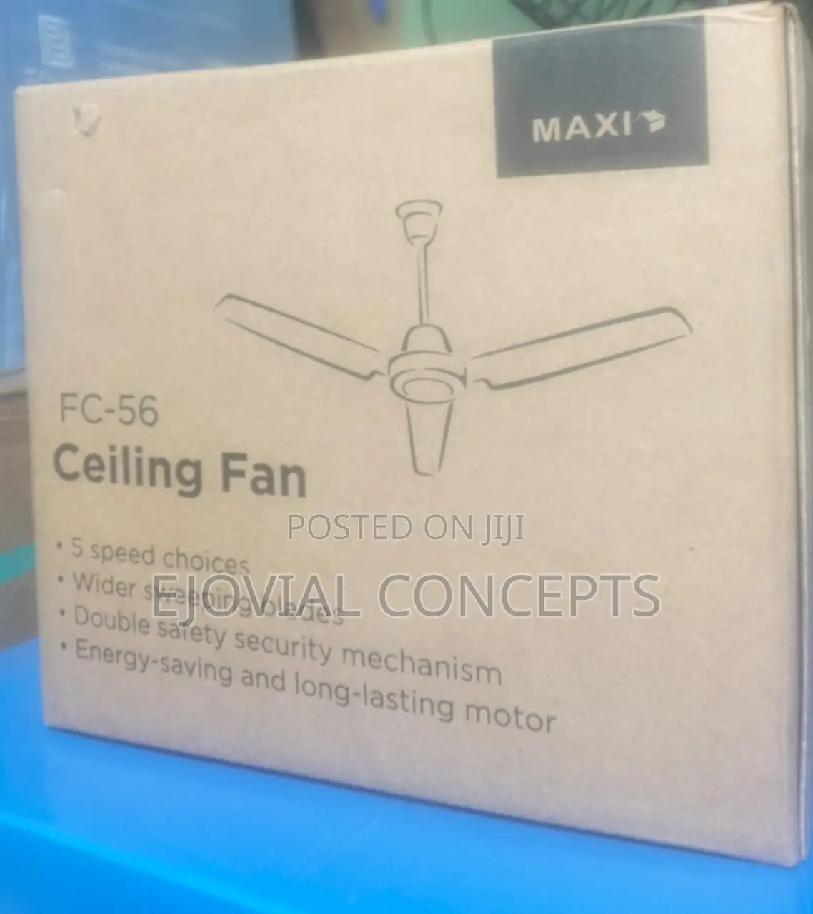 Maxi 56 Inches Energy-Saving Ceiling Fan FC-56
