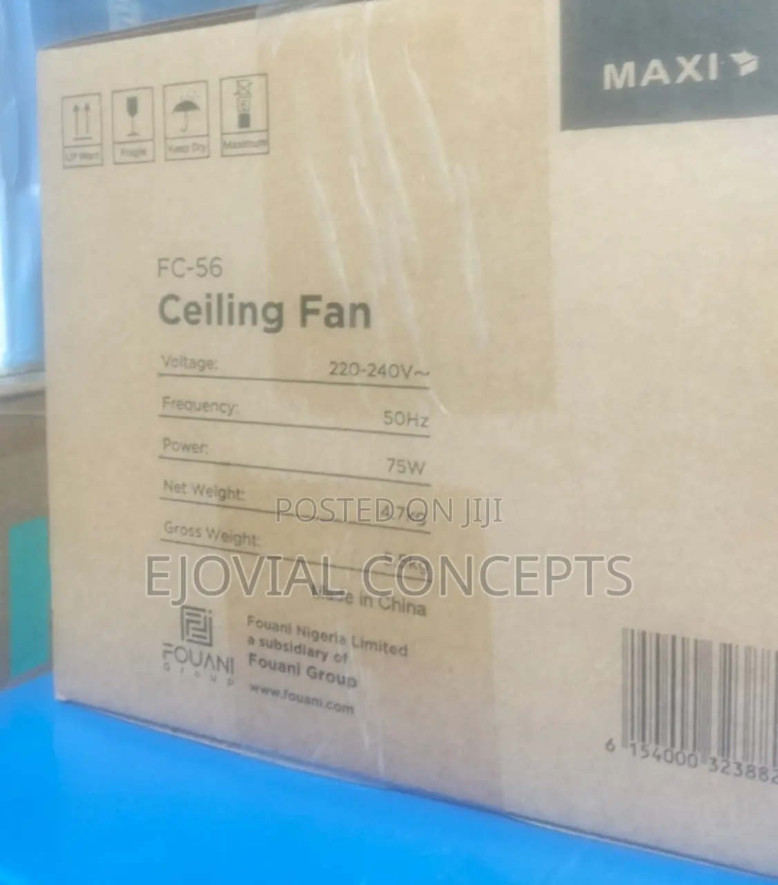 Maxi 56 Inches Energy-Saving Ceiling Fan FC-56