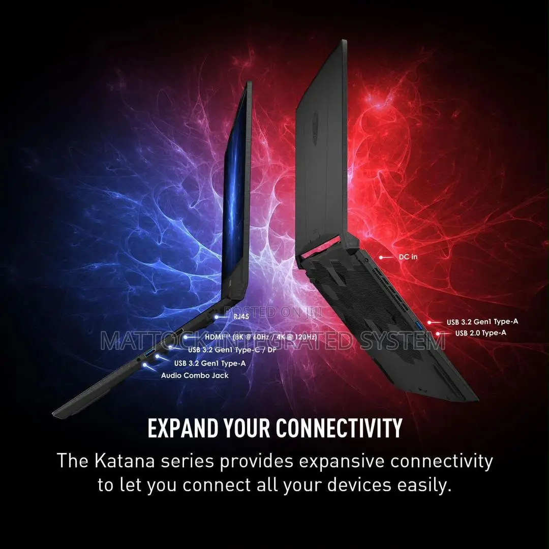 New Laptop MSI Katana 15 32GB AMD Ryzen 9 SSD 1T