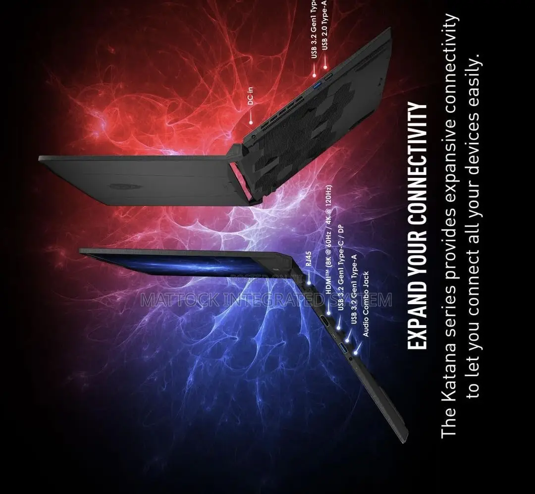 New Laptop MSI Katana 15 32GB AMD Ryzen 9 SSD 1T