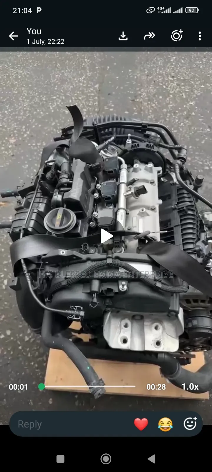 GEELY 1.5 Turbo Engine (3 Plug Engine)