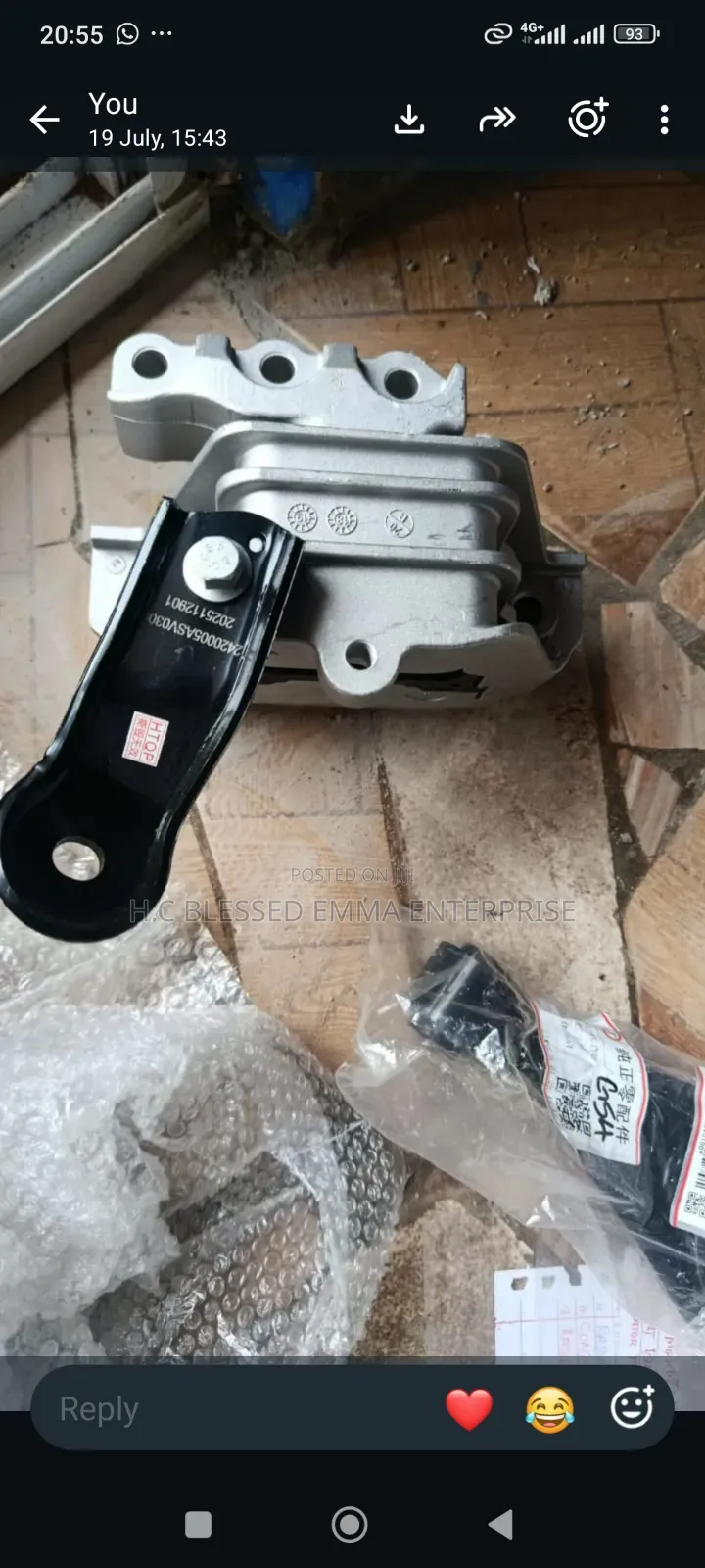Engine Mounting (Engine Seating) for GAC Gs3 GS4