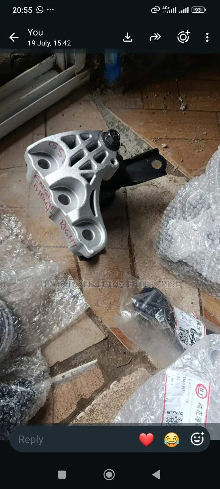 Engine Mounting (Engine Seating) for GAC Gs3 GS4