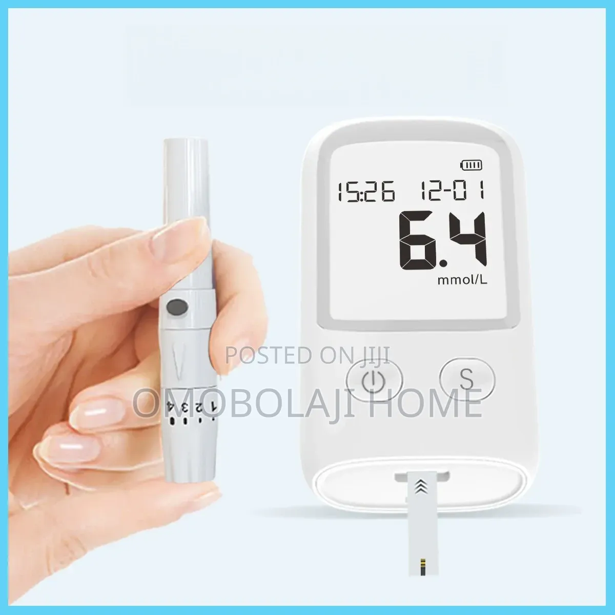 GDH 2-in-1 Blood Glucose Meter Set | Glucometer Testing Monitor