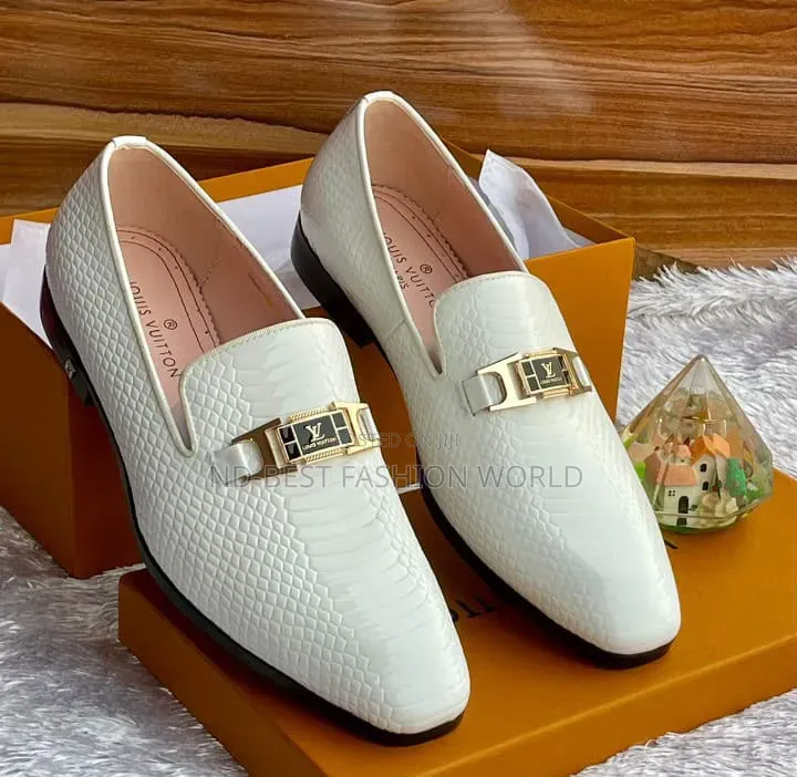 Pure Leather White Shoes