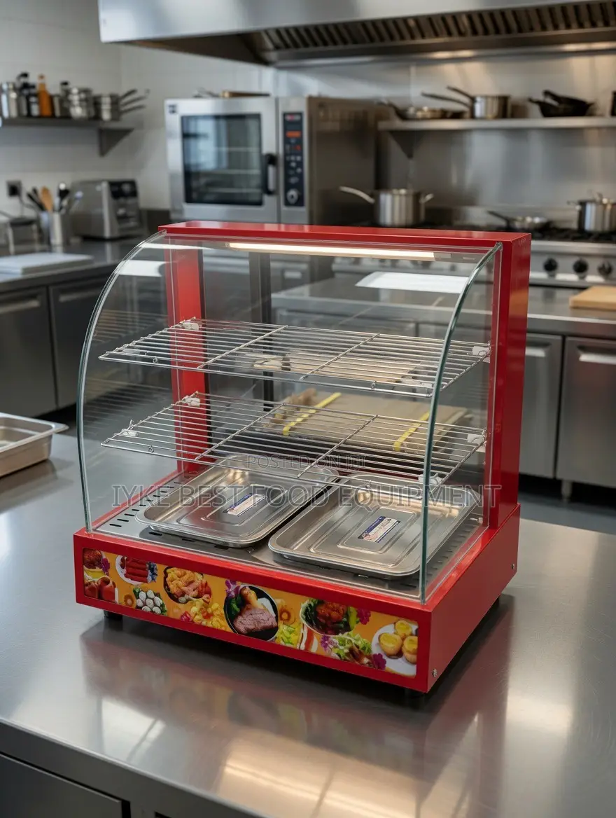 Two Plates Snacks Display Warmer