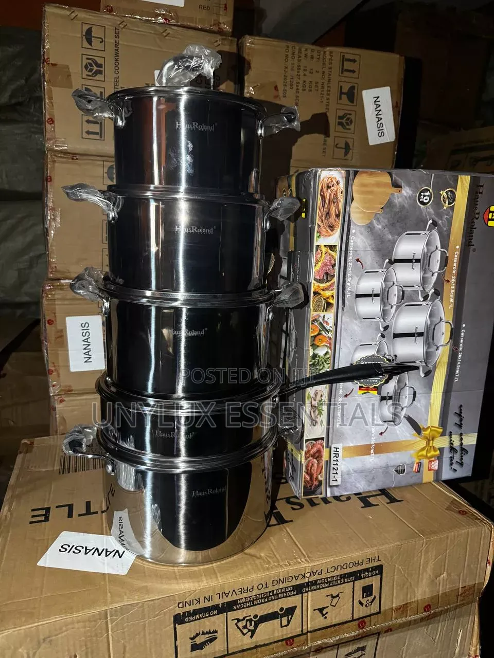 5pcs HausRoland Pot Set 
Hr 1121-1