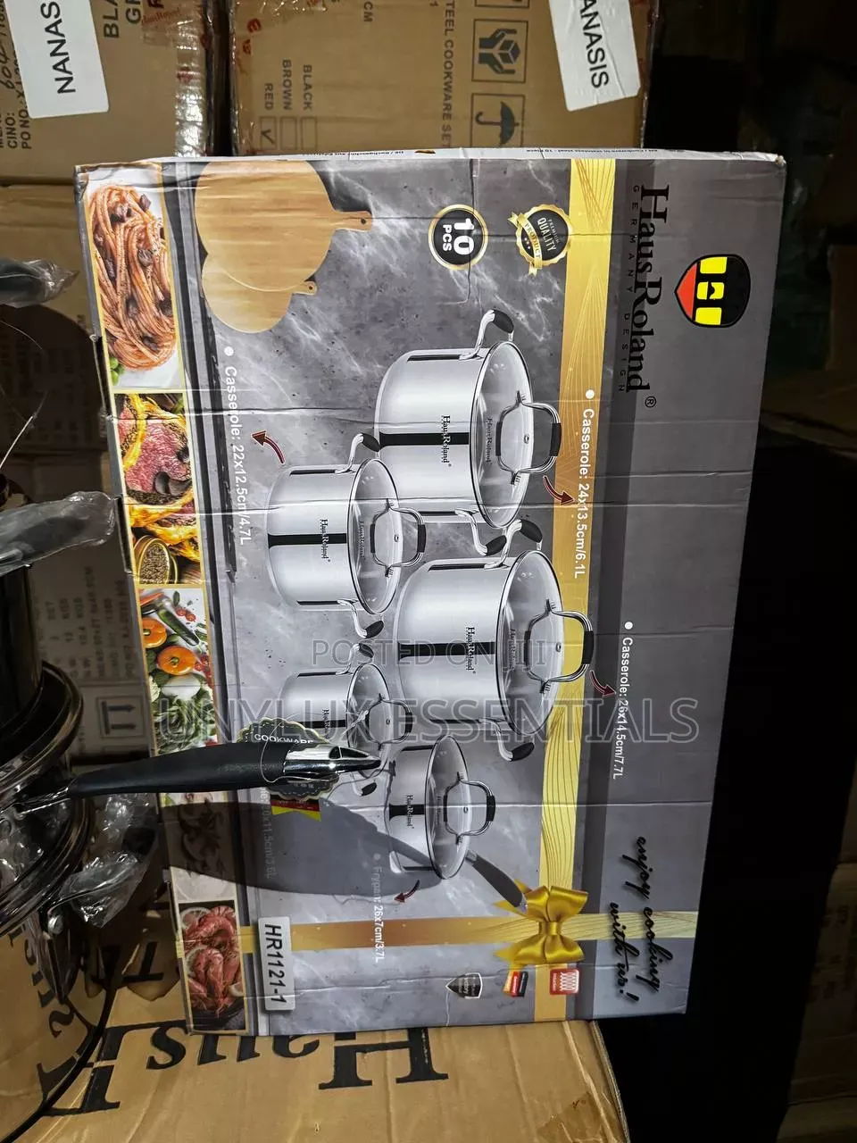 5pcs HausRoland Pot Set 
Hr 1121-1
