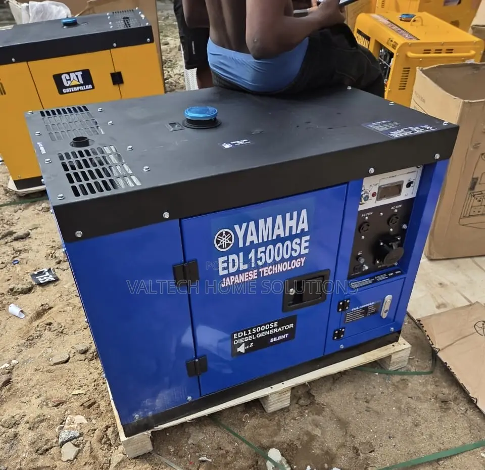 Original Yamaha 13.5KVA Diesel Generator EDL15000SE With Electric St