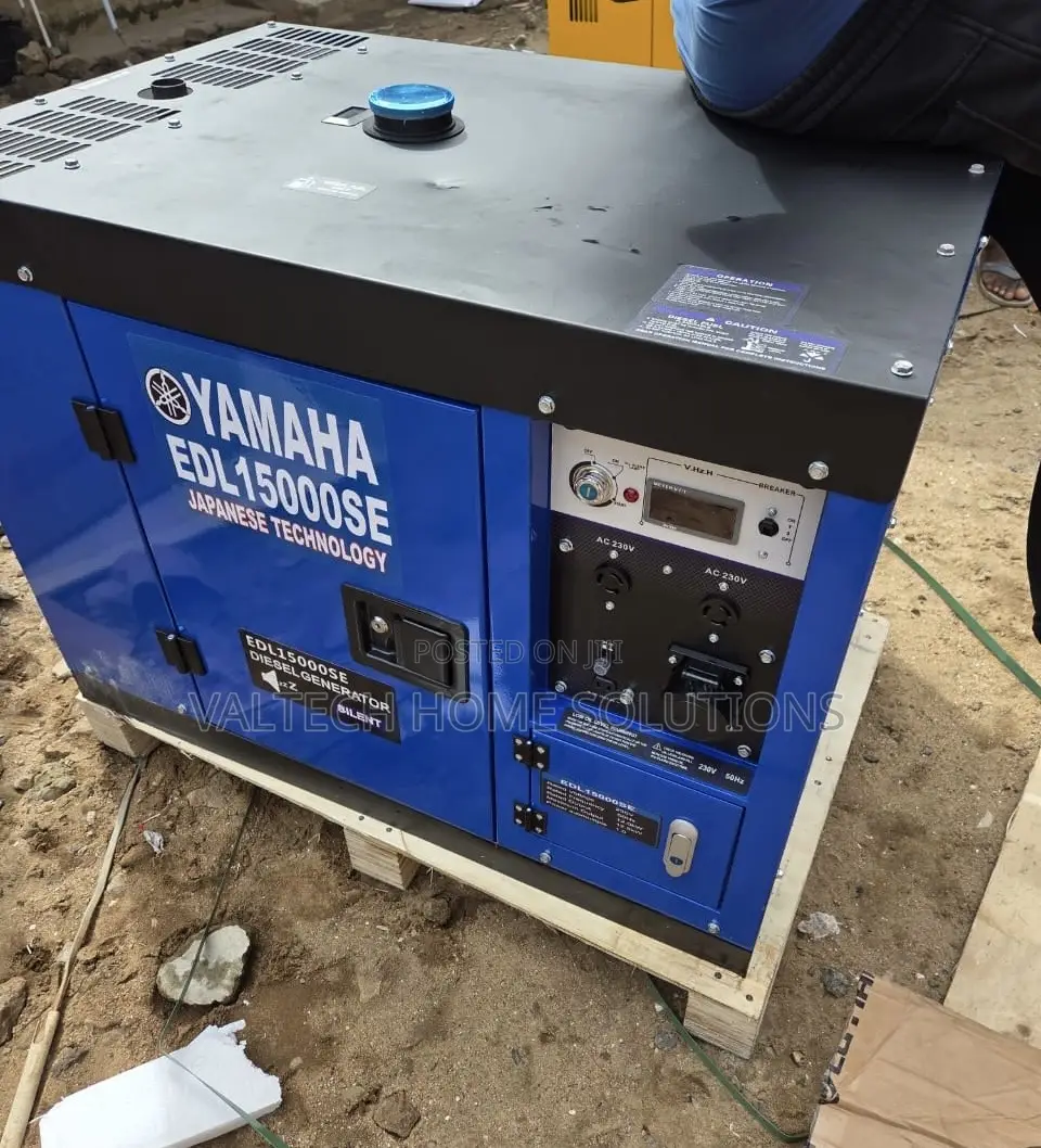 Original Yamaha 13.5KVA Soundproof Generator With AVR System