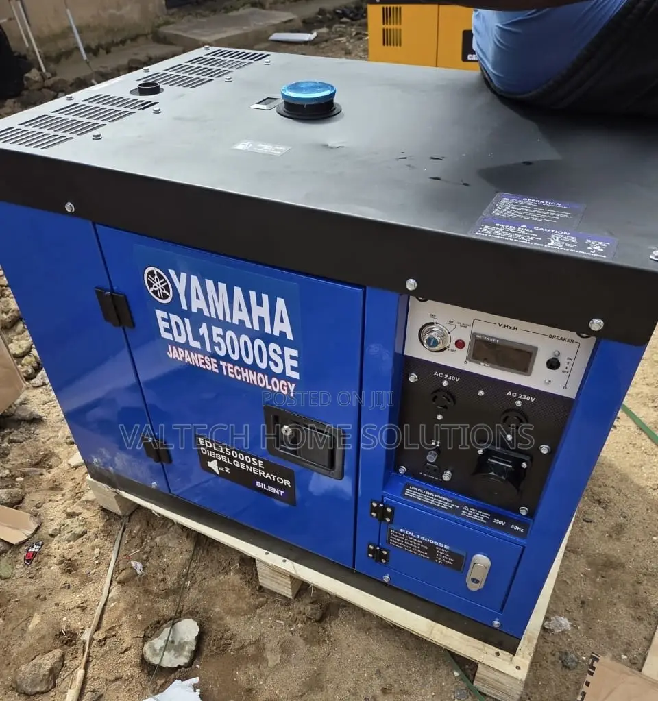 Original Yamaha 13.5KVA Soundproof Generator With AVR System
