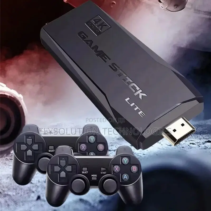 64GB TV Game Stick Kit Built-in 20000+ Retro Arcade PS Kids Games