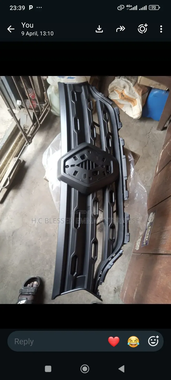 Front Bumper Grill for RENAULT DUSTER 2018/2023