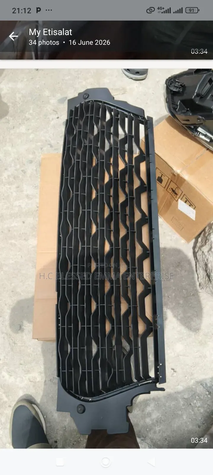 Front Bumper Grill for RENAULT DUSTER 2018/2023