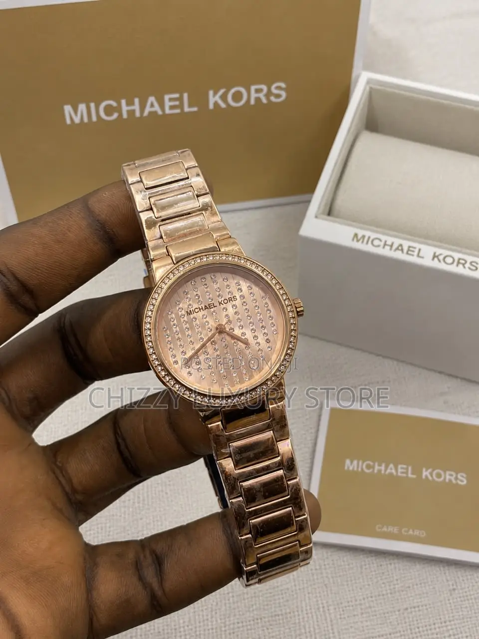 Michael Kors Quality Men Chain Strap Wristwatch