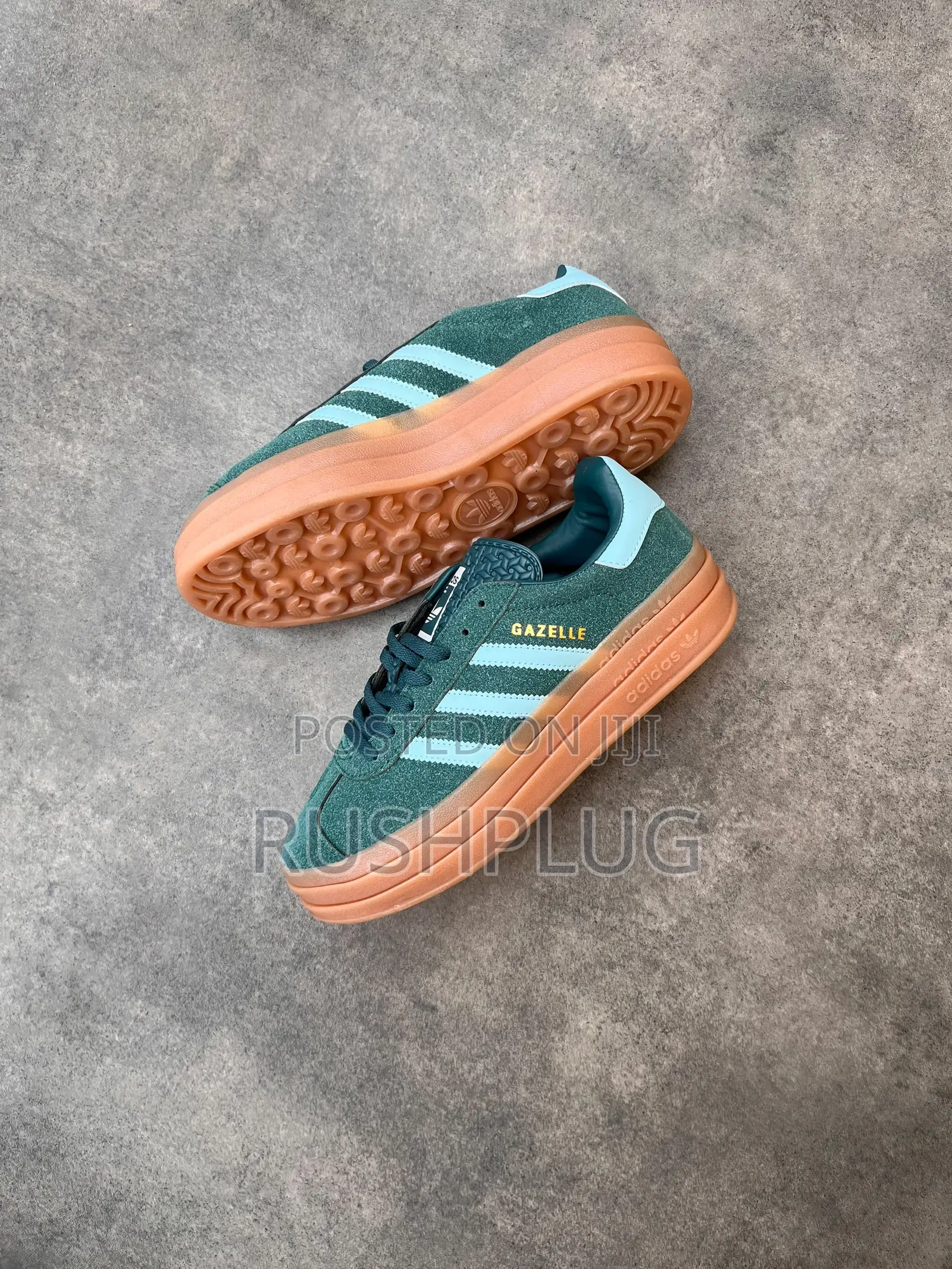 Adidas Gazelle Bold Green Sneakers