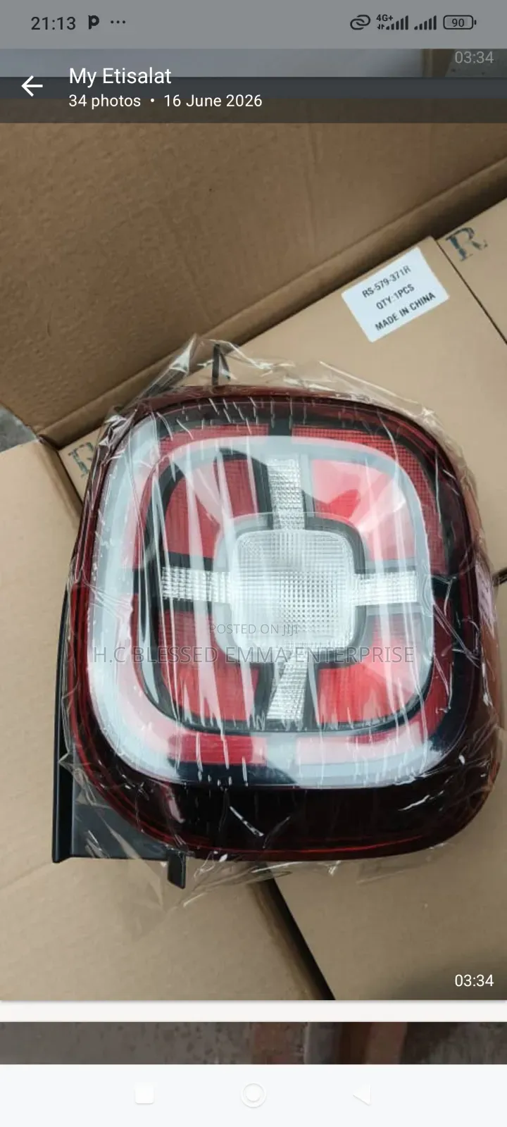 Back Light (Rear Light) FOR RENAULT DUSTER 2018/2023