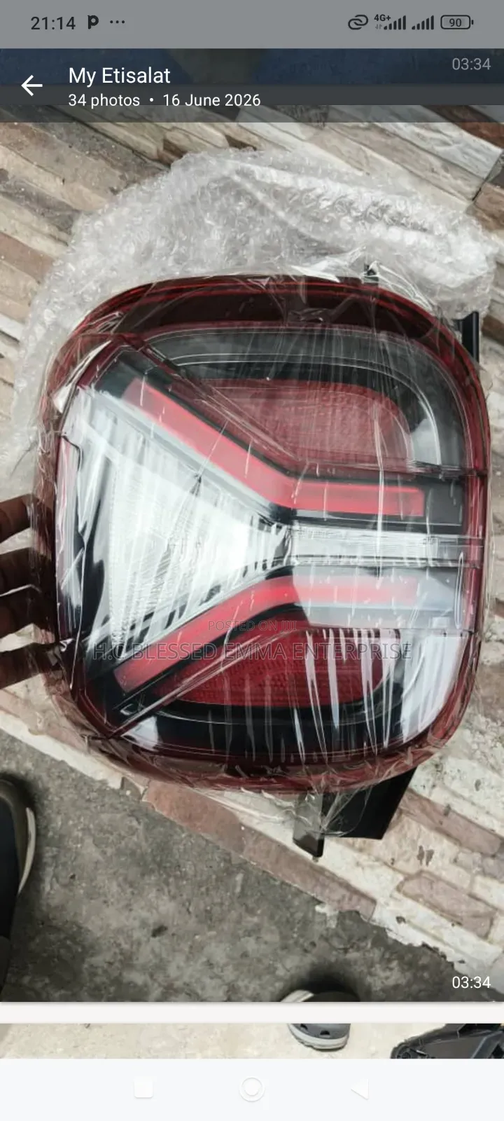 Back Light (Rear Light) FOR RENAULT DUSTER 2018/2023