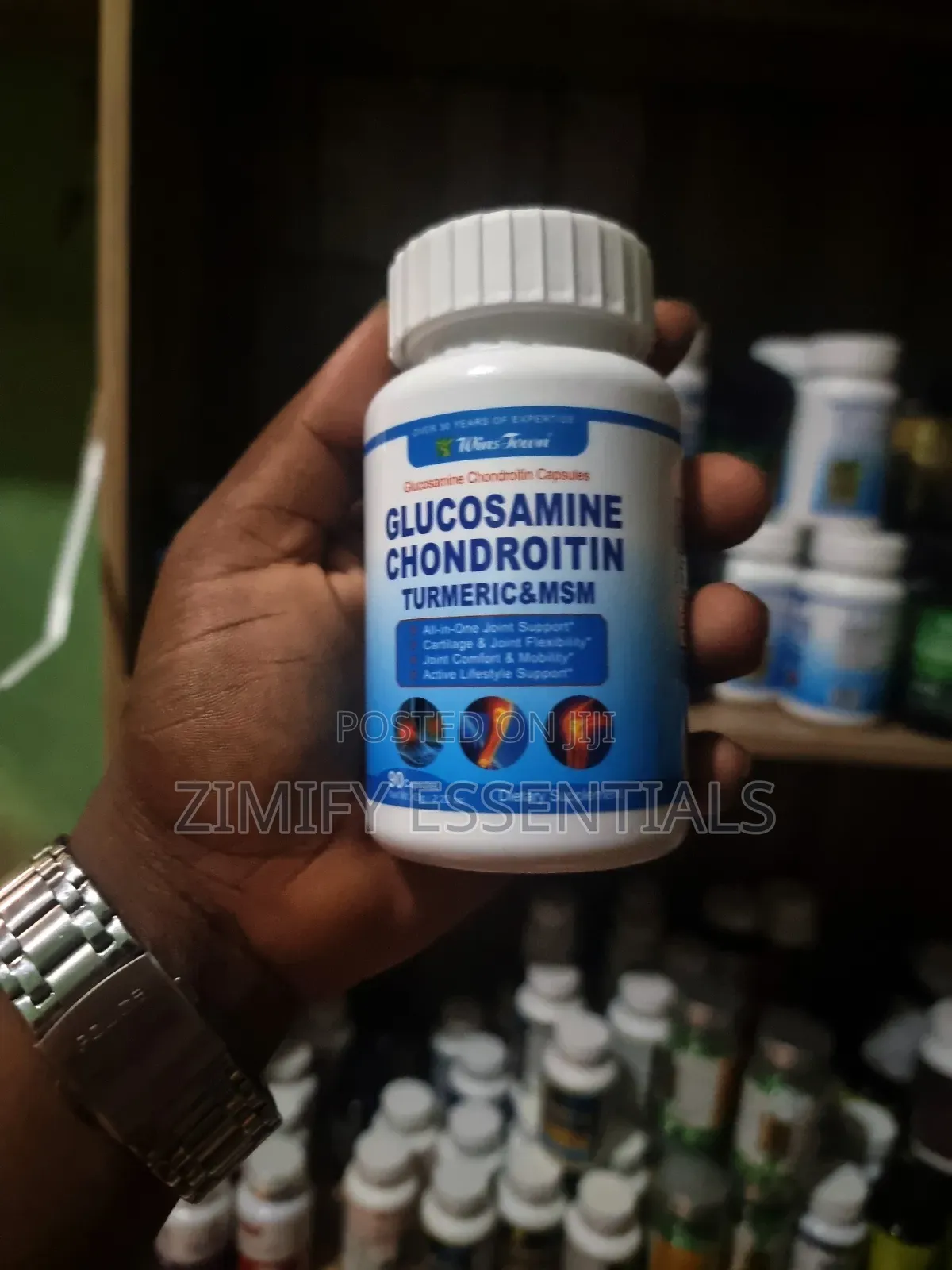 Wins Town Glucosamine Chondroitin Turmeric MSM Joint Support