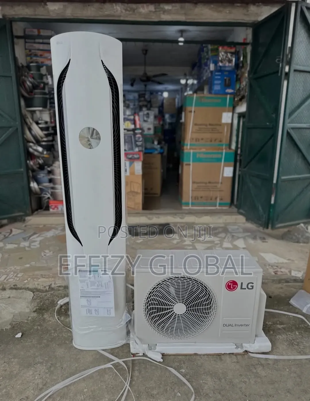 LG Dual Inverter Whisen Twin Tower Floor Standing Air Conditioner