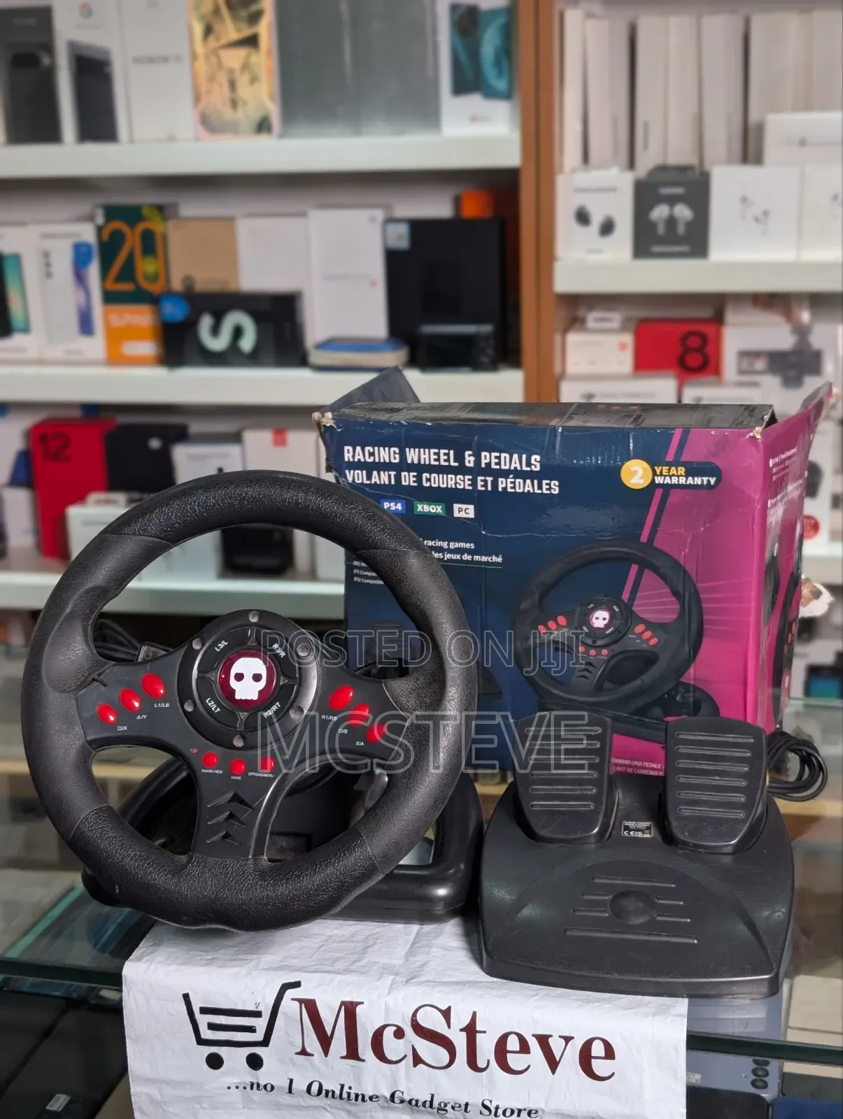 Numskull Steering Driving Wheel With Pedal