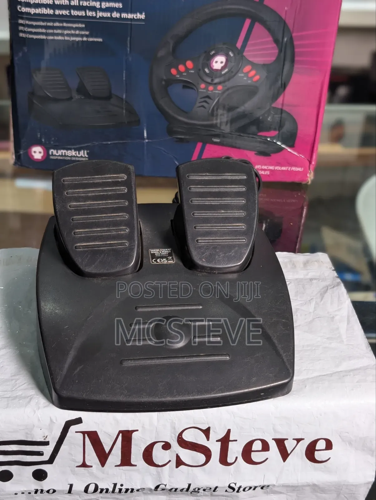 Numskull Steering Driving Wheel With Pedal