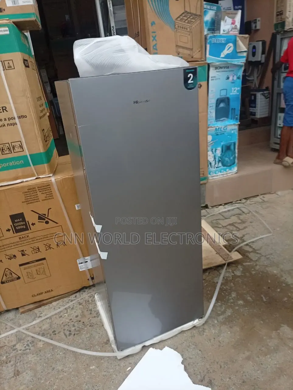 New Hisense Upright Freezer 6 Steps for Ice Block Business Warranty