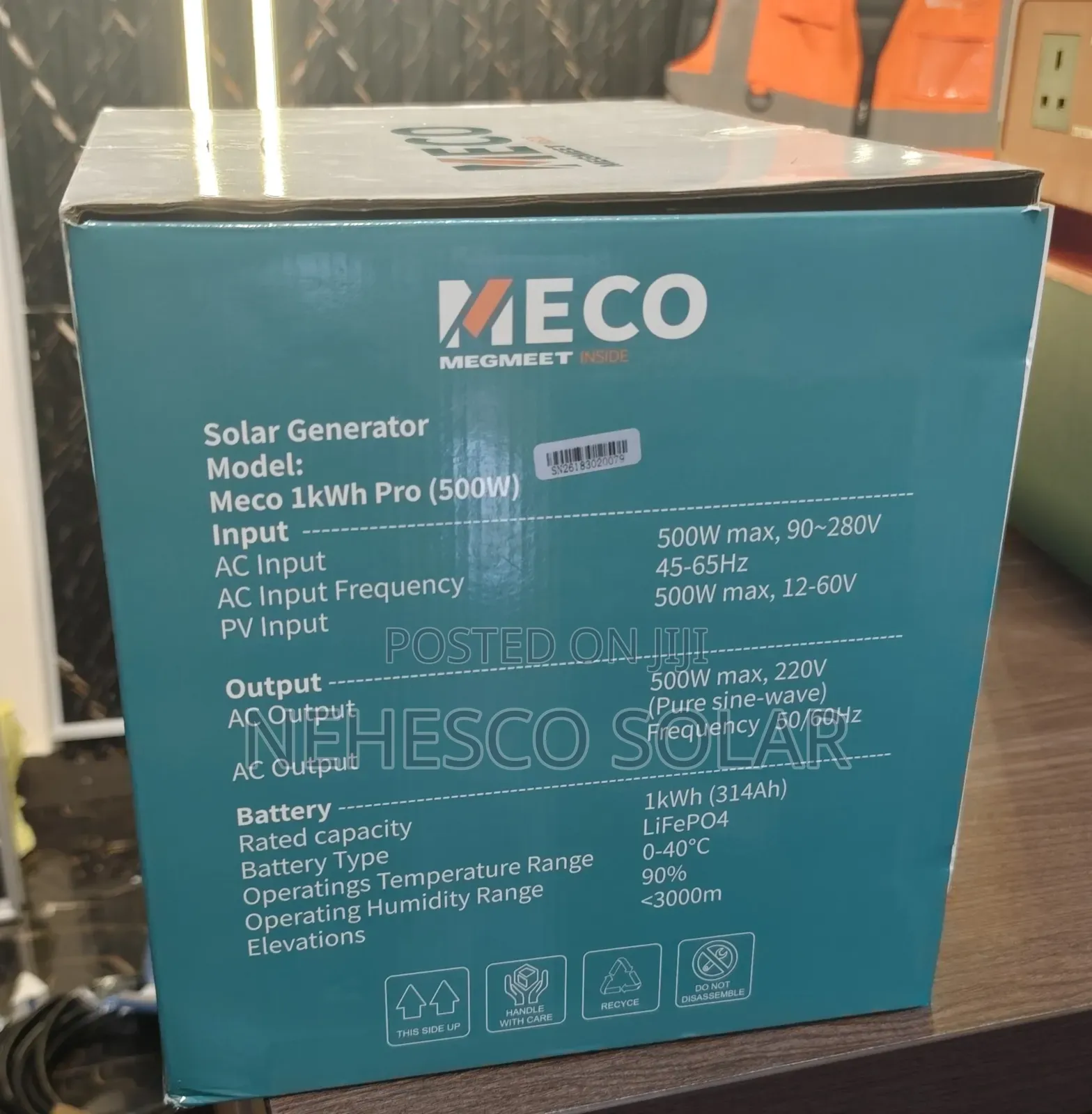 500W MECO Solar Generator With Long-Lasting Lithium Battery