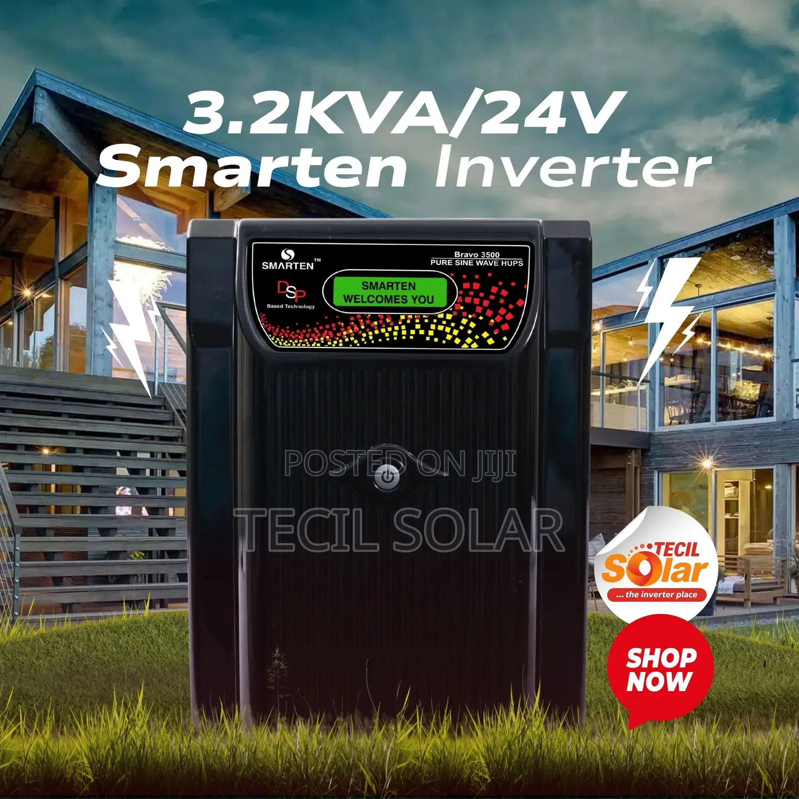 3.2kva/24v Smarten Inverter