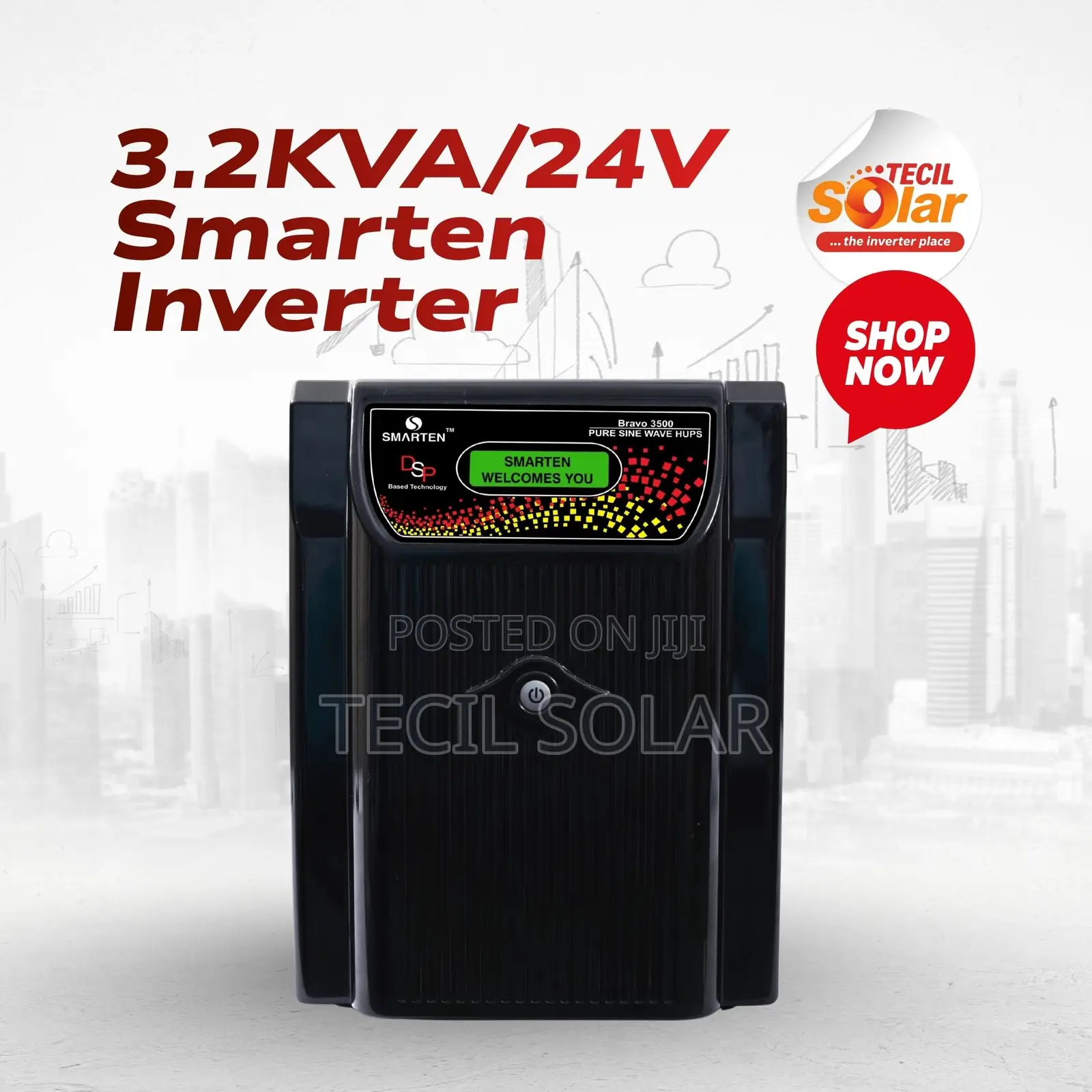 3.2kva/24v Smarten Inverter