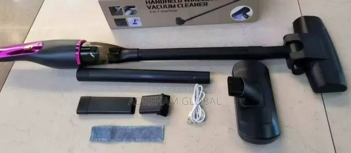 Rechargeable Handheld Wireless 3in1 Vacuum Cleaner