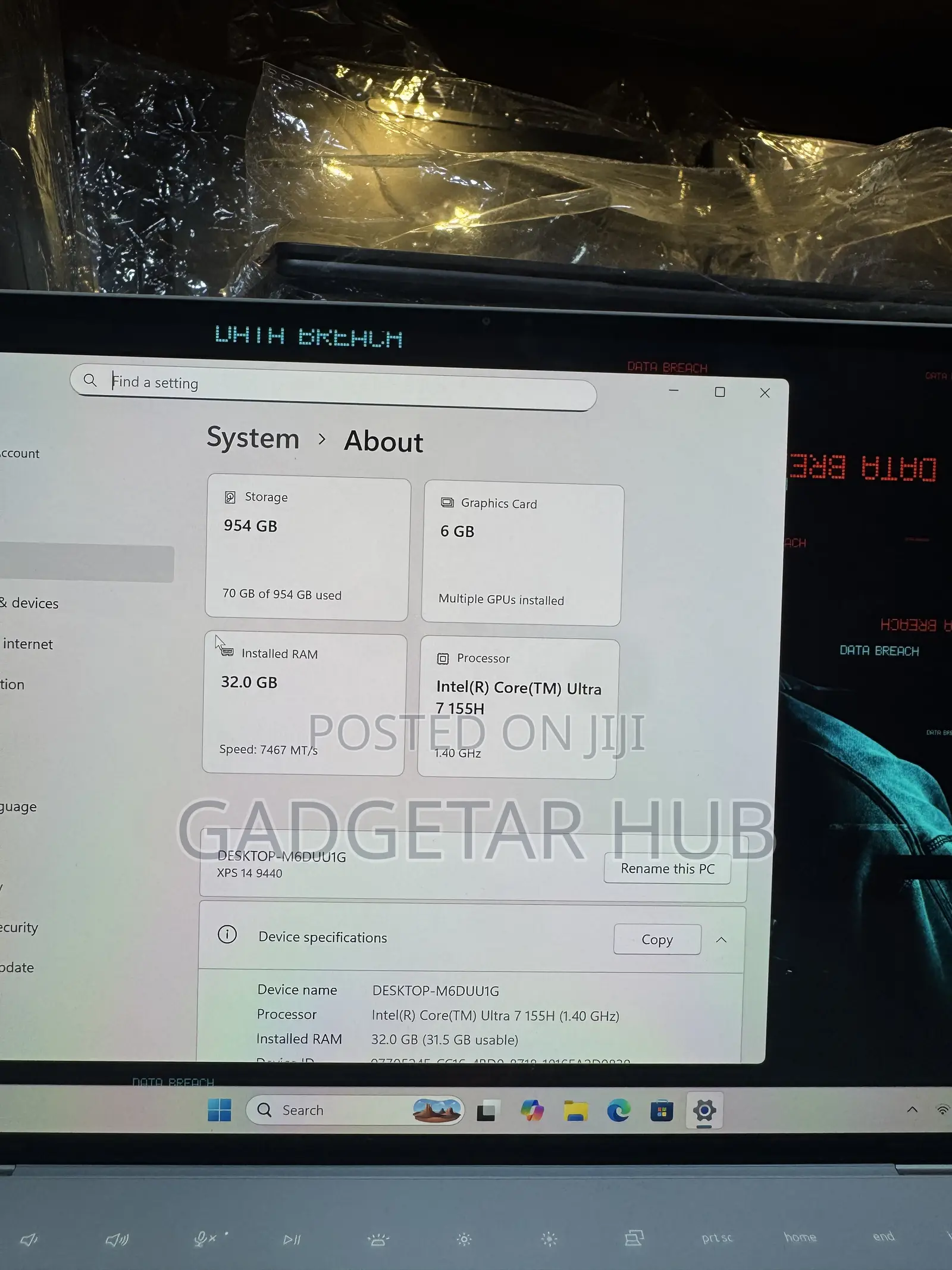Laptop Dell XPS 14 9440 32GB Intel Core Ultra 7 SSD 1T