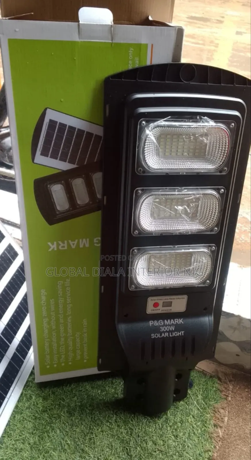 300 Watts P G MARK Solar Street Lights
