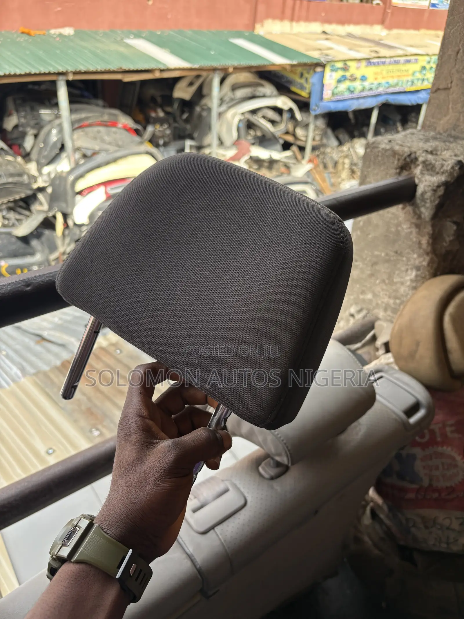 Complete Back Seat Head Rest Toyota Tacoma 2015 to 2020