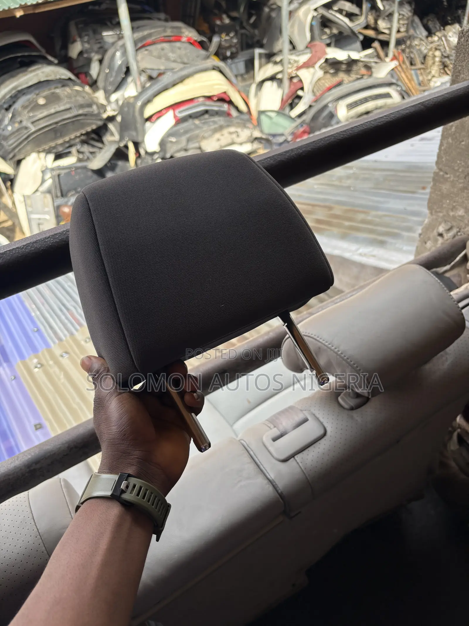 Complete Back Seat Head Rest Toyota Tacoma 2015 to 2020